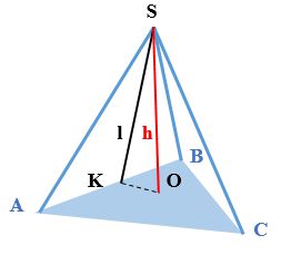Произвольная треугольная пирамида - пирамида с треугольником в основании
