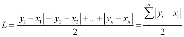 Формула расчета коэффициента концентрации Лоренца