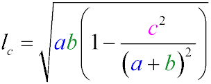 The length of the bisector lc can be found using the formula The length of the bisector lc can be found using the formula